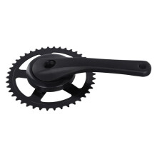 Aluminum Alloy for Bike Crankset 42T 170mm Fixie, Ebike, Road and MTB Bicycles, for Square Taper Bottom Bracket
