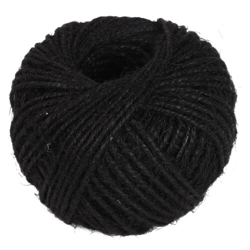 2Pcs 50M String Jute Rope for Crafts Scrapbooking Gardening - Black 2