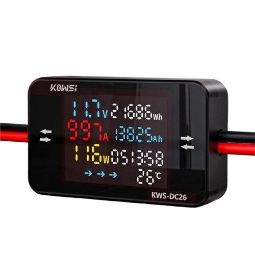 KOWSI Digital Voltmeter Ammeter 20A-50A Panel Meter for Electrician Power Testing B
