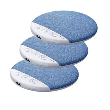 3 Enceintes de Sommeil à Placer Sous L'Oreiller avec Minuterie, 5.4, Bruit Blanc, Son Stéréo HiFi, Ultra-Mince, Barre de Son