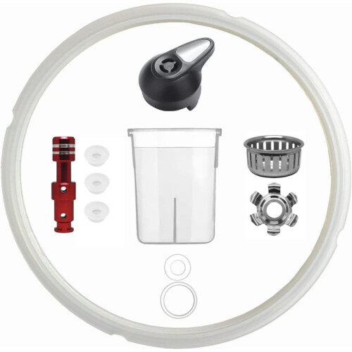 Replacement Parts for Instant Pot LUX80 8QT Includes Steam Release Handle, Sealing Ring, Float Valve, Anti-Block Shield