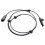 2PCS Auto Front ABS Left Right Wheel Speed ABS Sensor for  C6  407 4545.G6 4545.A9 4545G6 4545A9 1