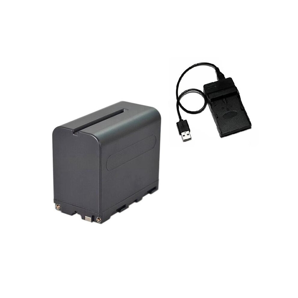 Np-F960/F970 7800Mah Rechargeable Lithium Battery&Charger For Video Monitor Rechargeable Lithium Ion Battery Light 6033999968109
