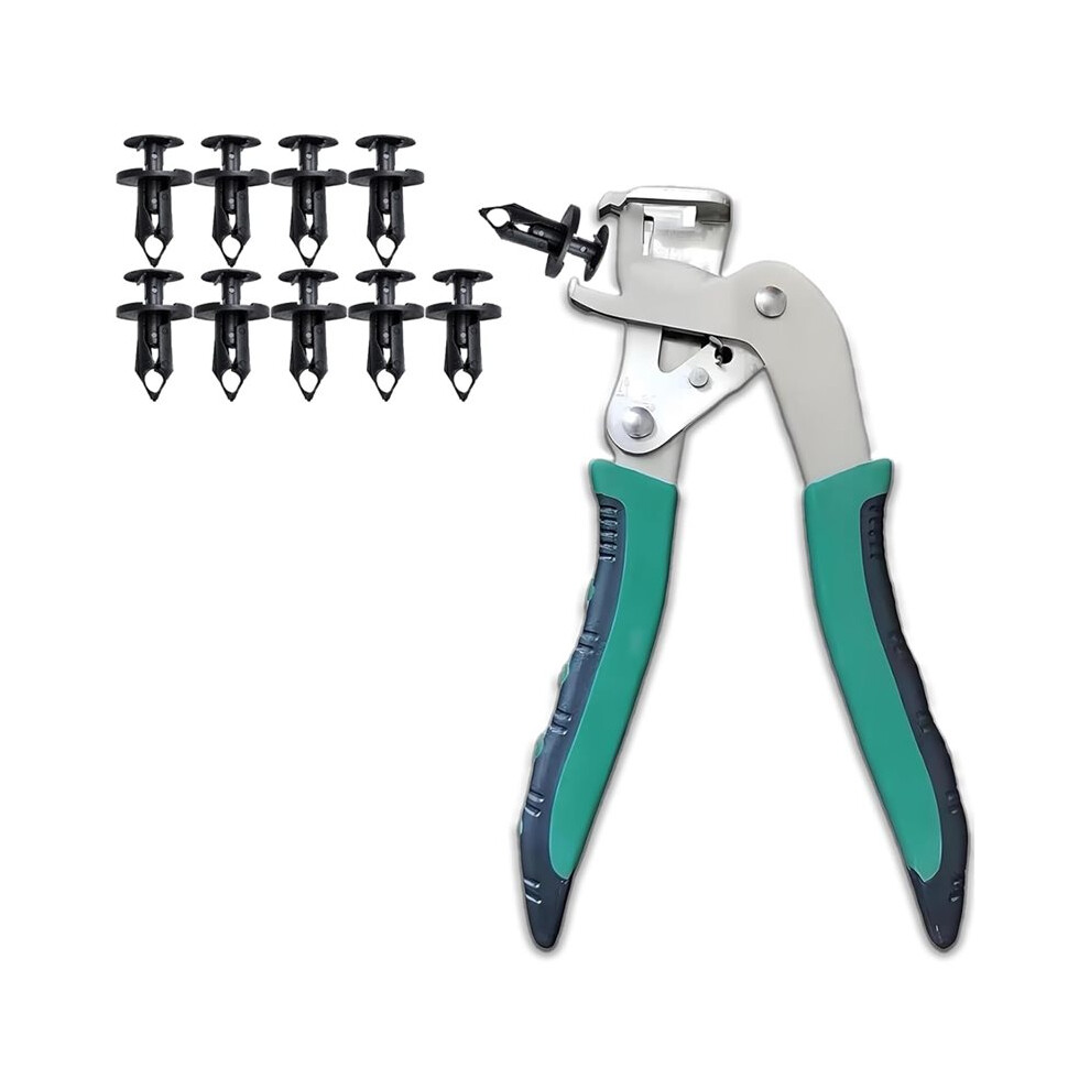 Car Clip Pliers And 10Pcs Disassembly Tools,Multi-Functional Car Clip Remover Tool, Easy To Remove Fasteners, Clips 4712296566189