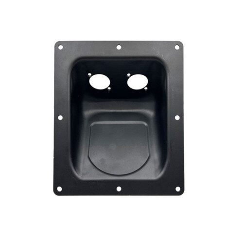 Speaker Iron Junction Box 135x161mm Square Base Connector Wall Plate Cable Holder Loudspeaker Wire Connector Socket