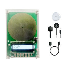 Generatore di Onde Schumann A 7,83 Hz, Frequenza Regolabile da 0,01 A 100000 Hz, Dispositivo di Terapia A Frequenza con Auricolari
