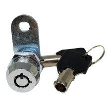 5/8 Inch Tubular Cam Lock Keyed Alike Chrome Cabinet Cam Lock for RV Storage, Secure 90 Locking