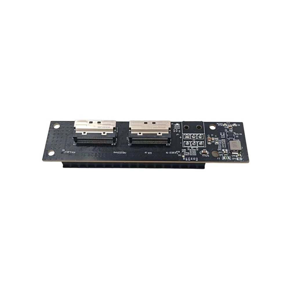 2X Mcio 8I To Pcie 5.0 X16 Slot Adapter Gen5 For Network Video Card Gpu With 6Pin 6031146240986