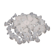 50pcs Silicone Nozzle Nipple Replacement Part Sprays Water Outlet Top Sprays Parts Shower Accessories Transparent