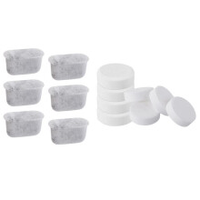Kit de Nettoyage pour Machine à Café Expresso pour ES601 ES701 : Filtres à Eau, Sachets Détartrants et Filtres à Eau A