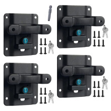 4Pcs Truck Bed Tie Down Anchors Brackets & Box Link Cleats for F150/250/350 FL3Z-99000A64-B, FL3Z-9928408-AB