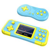 A12 Retro Gameconsole met 666 Klassieke Spellen, 3-Inch Scherm, HiFi-Luidsprekers, 3D-Joystick en Ondersteuning voor Twee Spelers B