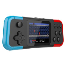 A12 Retro-Spielkonsole mit 3-Zoll-Bildschirm, 666 Integrierten Klassischen Spielen, HiFi-Lautsprechern, 3D-Joystick und Handheld-Steuerung B