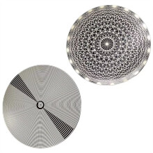 Conjunto de 3 Discos MWO Banhados A Ouro de 10cm para Oscilador Multi-Onda, Antena Ornamentada, Lakhovsky Dourado 3,94 Polegadas MWO
