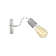Applique Murale LED en Céramique Colorée, Gris, Idéale pour un Loft, un Salon, une Chambre, une Table de Chevet ou une Salle de Bain