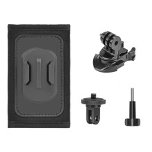 Rucksackgurthalterung für Osmo POCKET3 ACTION6, Drehbare Schnellwechsel-Basisklemme für Action-Kamera-Zubehör