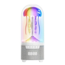 Altoparlante A Forma di Medusa Colorata, Lettore Musicale Stereo HiFi 3D, Lampada da Comodino per Campeggio, Feste, Vacanze e Decorazioni