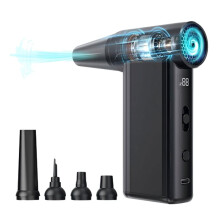Ventilateur Turbo 130 000 Tr/Min, Souffleur D'Air Comprimé Rechargeable et Puissant pour le Nettoyage des Appareils Électroniques et des