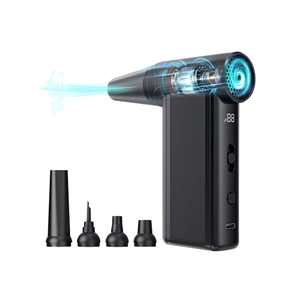 Turbo Fan 130000Rpm Compressed Air Duster Rechargeable Powerful Blower For Electronics Cleaning Car Appliances 6033875106069