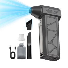 Electric Turbo Jet Fan 1300000 RPM PM50+M/S Brushless Motor Turbo Violent Fan USB Rechargeable Powerful Dust Blower
