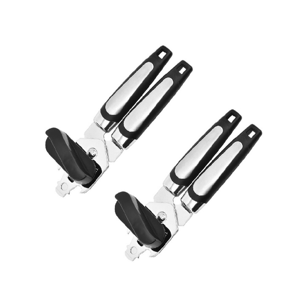 2Pcs Manual Can Opener With Stainless Steel Blade, Smooth Heavy Duty, Comfort Handle 6032965866241