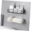 Bathroom Corner Shelf Set, Rustproof Wall Mounted Shower Organizer with SpaceSaving Drainage Design 2