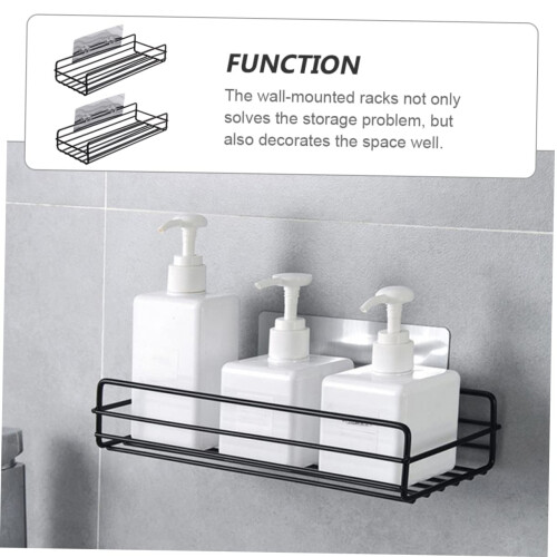 Bathroom Corner Shelf Set, Rustproof Wall Mounted Shower Organizer with SpaceSaving Drainage Design 2