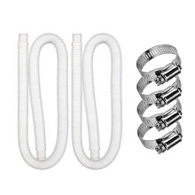 1.25 Inch Pool Pump Replacement Hose 78.7 Inch, Above Ground Pool Filter Pump Hose Kit 2 Pack