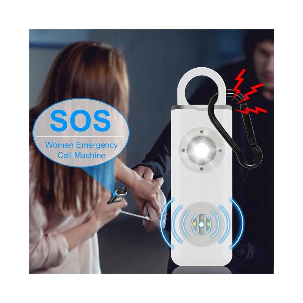 Self Defense Personal Alarm For Women, Children, Elderly 130Db Siren Loud Rechargeable Keychain Alarm With Led Light 6033105670988