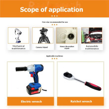 Universal 8Pcs Sleeve  Hex Cr-V Bit Set Impact Drill Bit Adapter H-Type for Car Auto Bicycle Repair Hand Tools