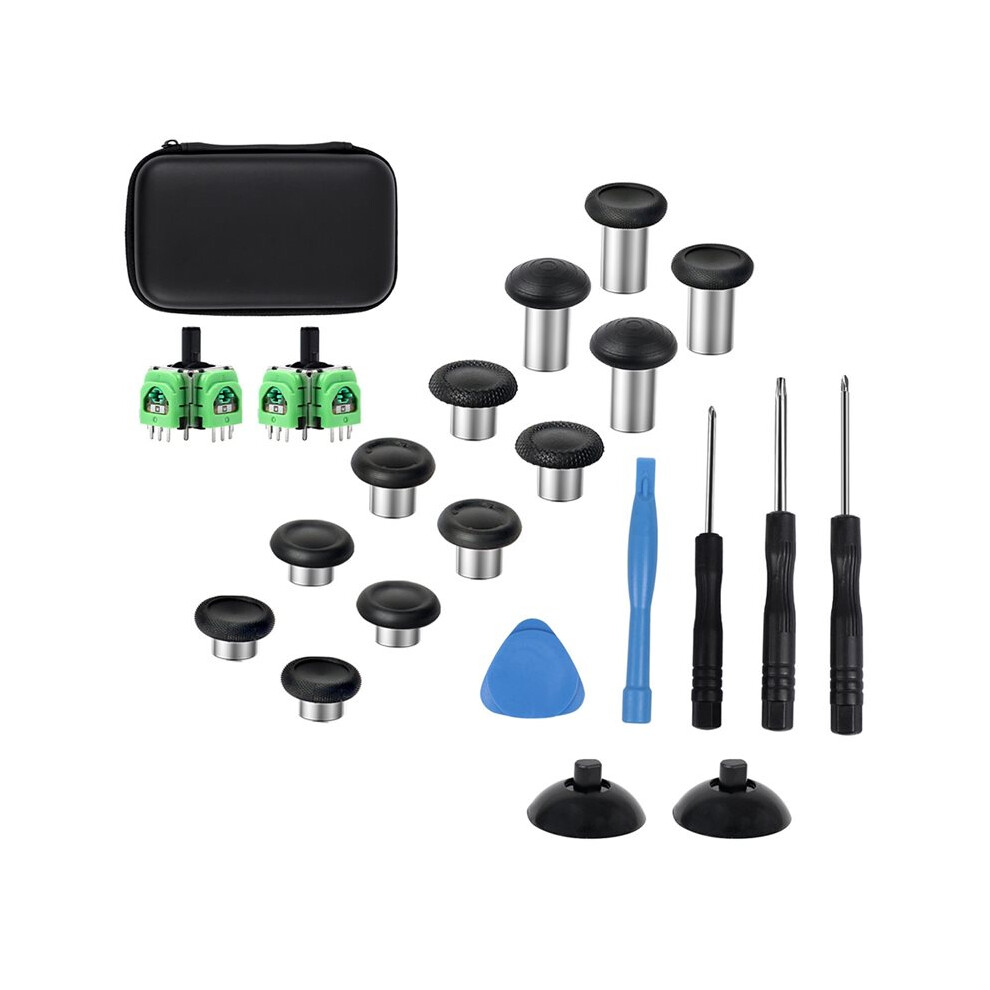 Repair Kit For Ps5 / / Pro Controller Joysticks Tmr Ohm Potentiometer Replacement Joystick And Joystick Cap Set 4713160665311