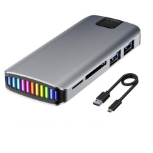 M.2 Uitbreidingsdock NVMe/NGFF HUB Externe Harde Schijfbehuizing 10 Gbps SSD-Behuizing voor M2 Solid State Drive AC-Lijn
