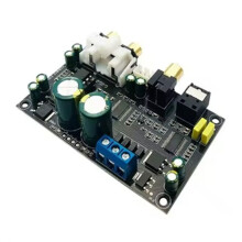 Carte de Décodage Audio Coaxiale à Fibre Optique 24 Bits 192 KHz, Module de Conversion Numérique-Analogique