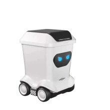 Desktop Remote Control Toy Car Garbage Can Set, Trendy Table Ornament Setup with Remote Control Trash Can