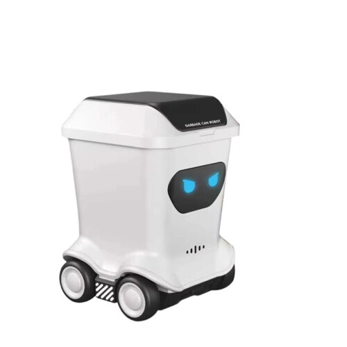 Desktop Remote Control Toy Car Garbage Can Set, Trendy Table Ornament Setup with Remote Control Trash Can