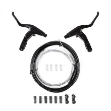 Bicycle Disc Brake Set with Stainless Steel Brake Cables MTB Mechanical Disc Brake Calipers Front Rear Kit