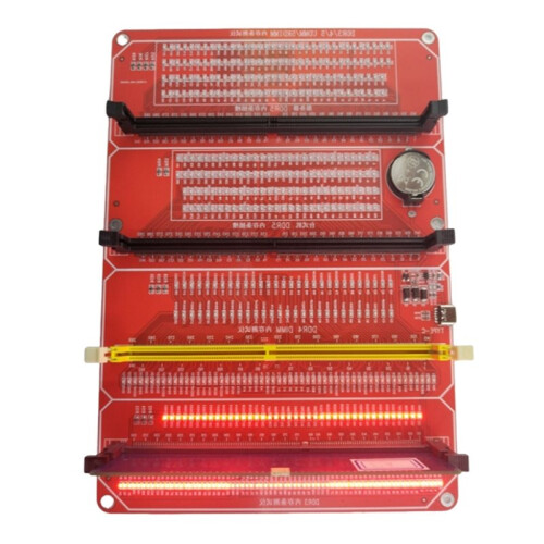 DDR3/DDR4/DDR5UD/DDR5RDM Memory Tester 4 in 1 Memory Diagnostic Analyzer with LED Indicator Computer Memory Test Card 1