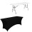 4FT Elastic Table Cover Cocktail Table Cover Conference Wedding Banquet Rectangular Table Cover Elastic Tablecloth 1
