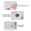 White  Led Reading Light, Book Light Treasure Box, Rechargeable Clear LED Flat Reading Light with 3 Colors & Timer 6