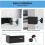 Lock Box Door Mount Bracket, Adjustable Door Hooks for Security Lock Box Keys Emergency Access, Fits Different Door 3