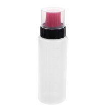 Silicone Oil Brush Bottle for Cooking, Precise Oil Dispensing, Clear Measurement, Easy Squeeze Design