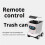 Desktop Remote Control Toy Car Garbage Can Set, Trendy Table Ornament Setup with Remote Control Trash Can 2