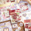 Scrapbook Sticker Retro Knitted Patterned Paper Sticker for-4 3