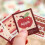 Scrapbook Sticker Retro Knitted Patterned Paper Sticker for-4 7