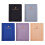 2pcs PU Leather Passports Organizer Embossed Pattern Card-Black 2