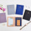 2pcs PU Leather Passports Organizer Embossed Pattern Card-Black 3