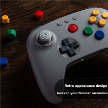 N64 -Controller met Retro -Ontvanger en Hall-Effect Joysticks voor Analoge 3D 2 Windows