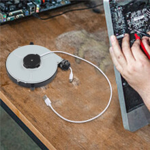 1pc Automatic Retractable Power Reel Cable Data Cable Winding Reel Charging Cable Power Cord Reel Protective Cover