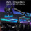 Microfoonarm, Verstelbare, Platte Microfoonarm met Bureauklem en Kabelopbergruimte voor Streaming en Gaming 5