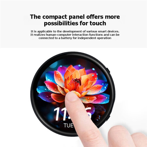 Placa de Desenvolvimento ESP32-S3 com Tela Sensível Ao Toque AMOLED Redonda de 1,75 Polegadas e Sensor de 6 Eixos para Xiaozhi AI Deepseek com Estojo 2